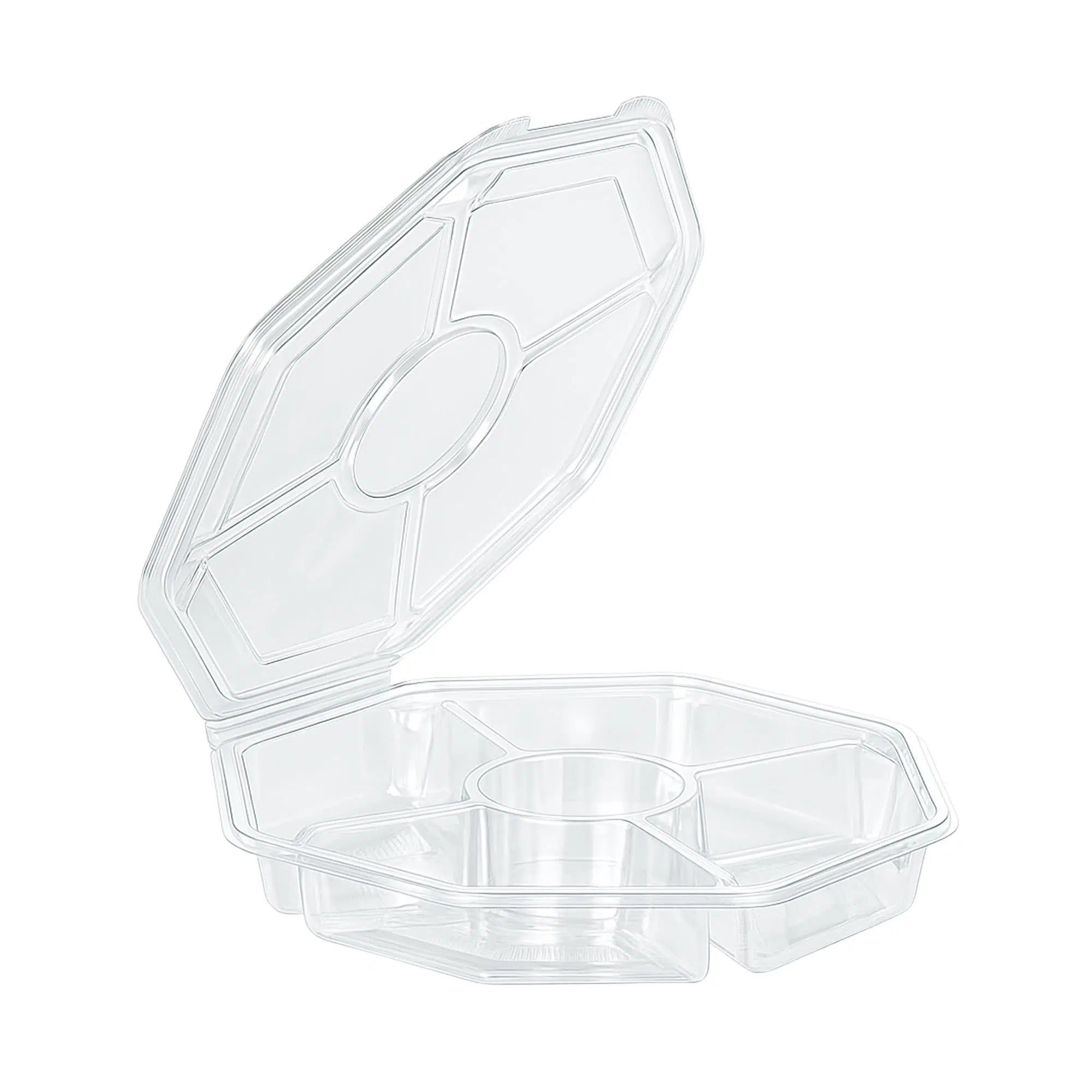 5 Bölmeli Sekizgen Kap - 25 Adet