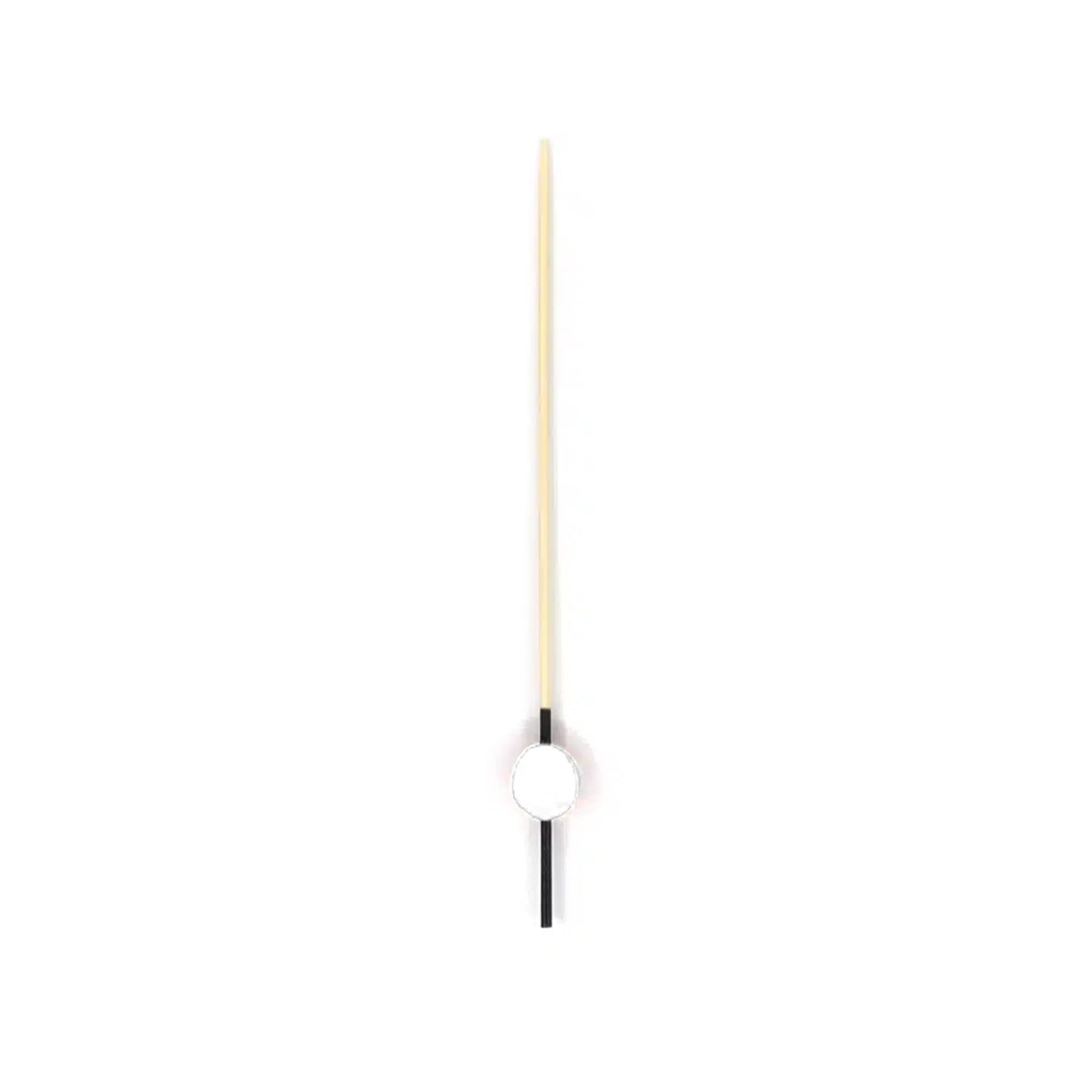 Bambu Beyaz Siyah Davul Kürdan 12 cm - 50 Adet