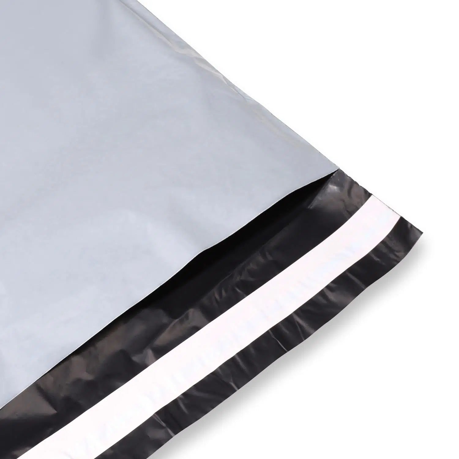 Baskısız Cepli Gri Kargo Poşeti 17x25+5 cm - 250 Adet