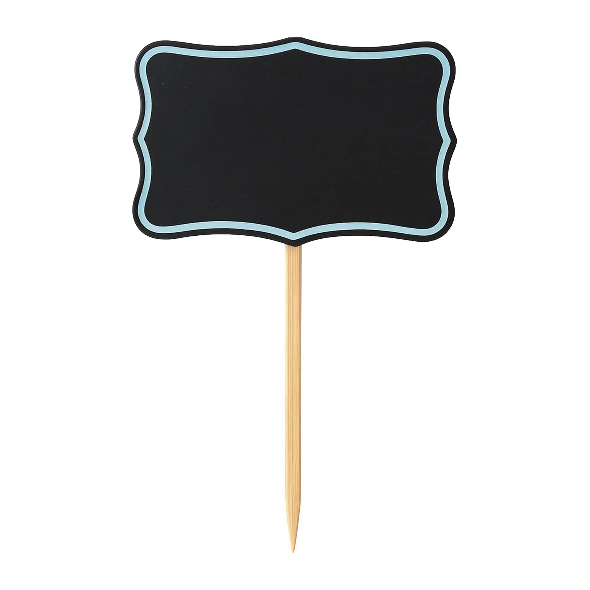 Çubuk Saplı Raf Etiketi Siyah 8x11 cm - 10 Adet