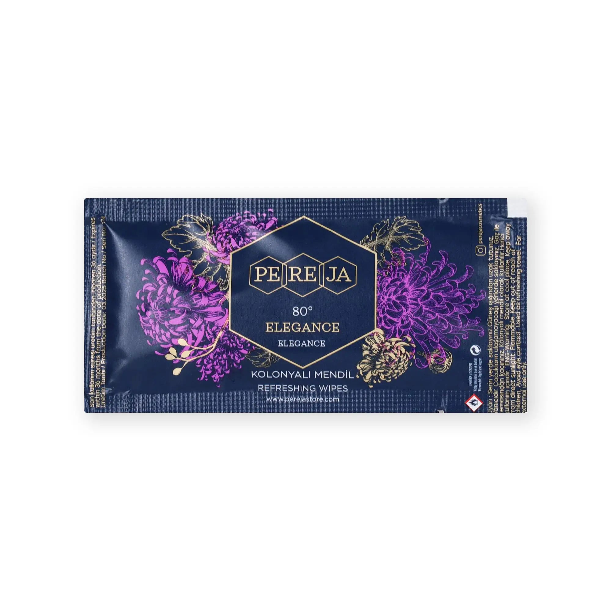 Elegance Kolonyalı Mendil 5x10 cm - 150 Adet