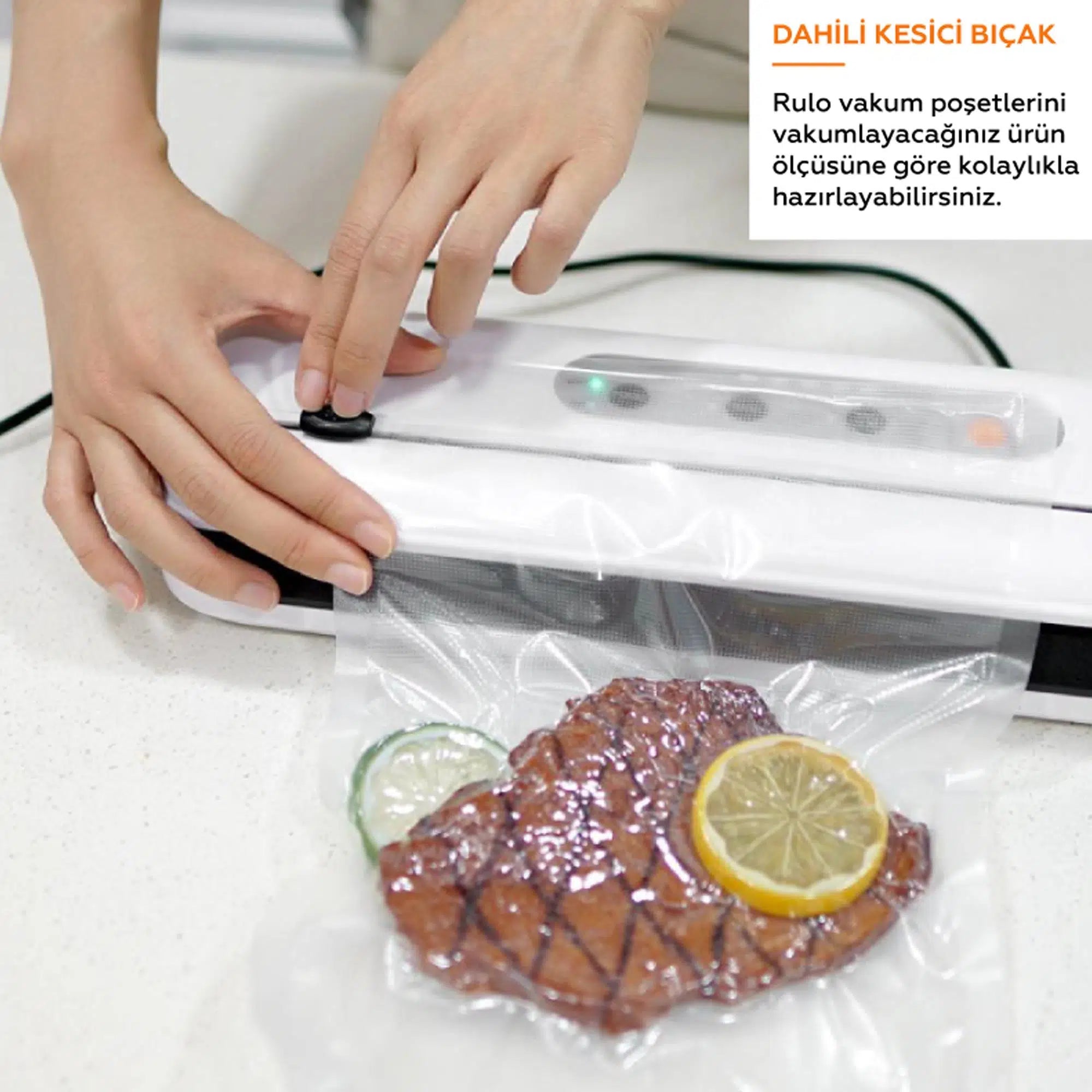 Ev Tipi Kesmeli Vakum Makinesi