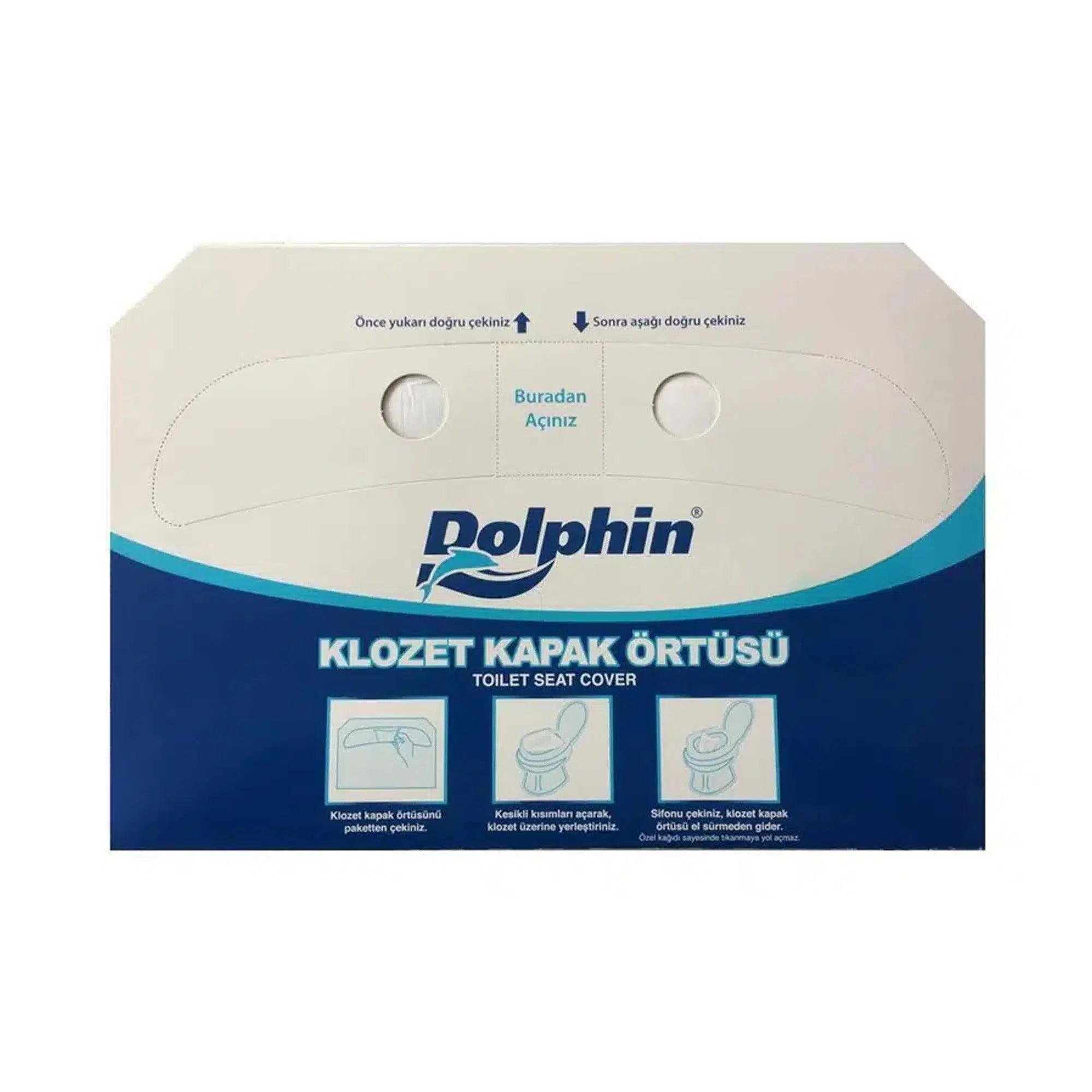 Kağıt Klozet Kapak Örtüsü - 250 Adet