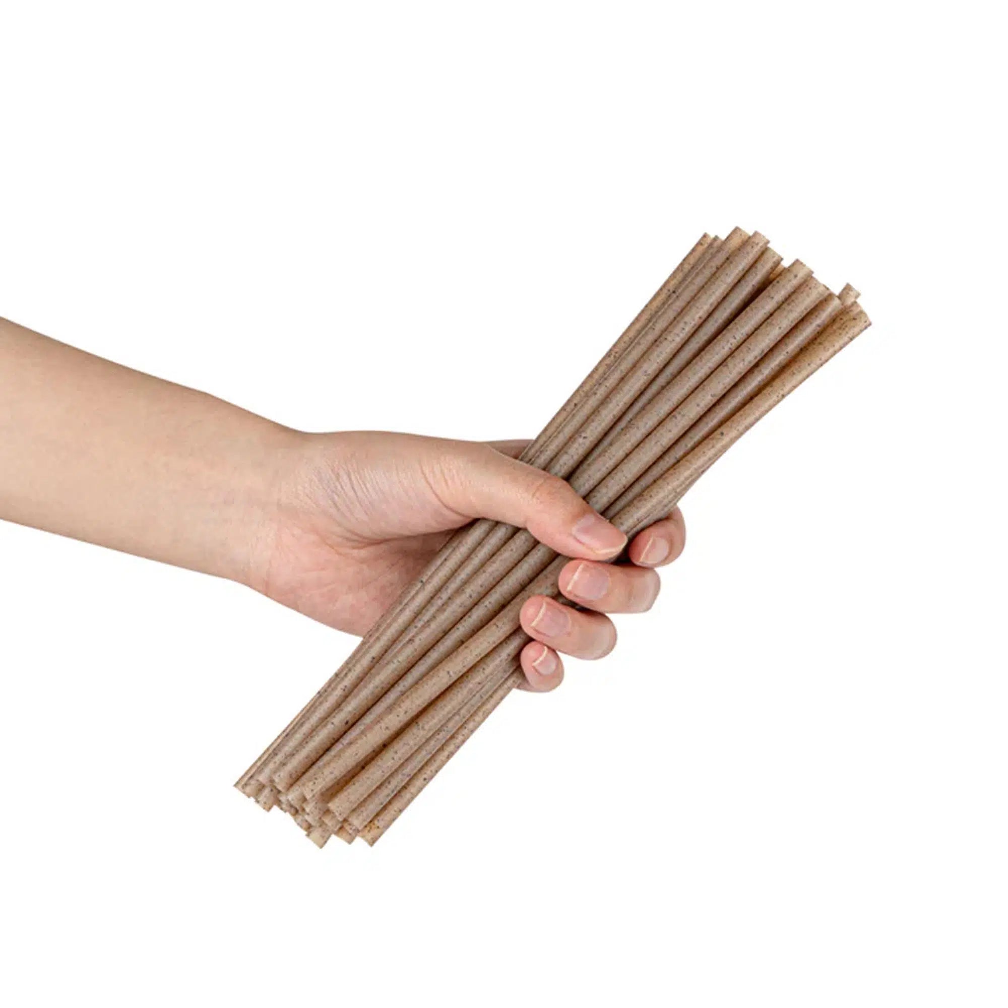 Kahve Çekirdeği Pipet 24 cm - 100 Adet