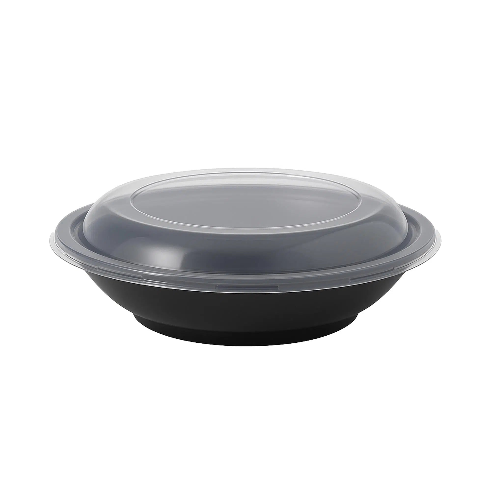 Kapaklı Siyah Salata Seti Pet 500 gr - 50 Adet