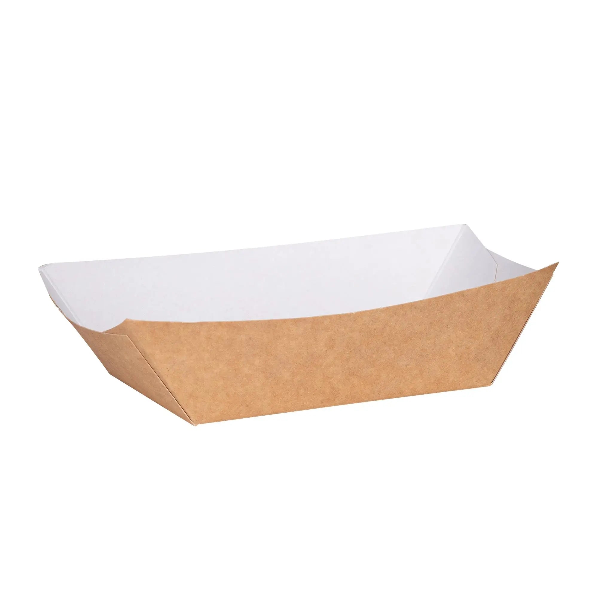 Kraft Kayık Tabak 8,5x13x5 cm - 50 Adet