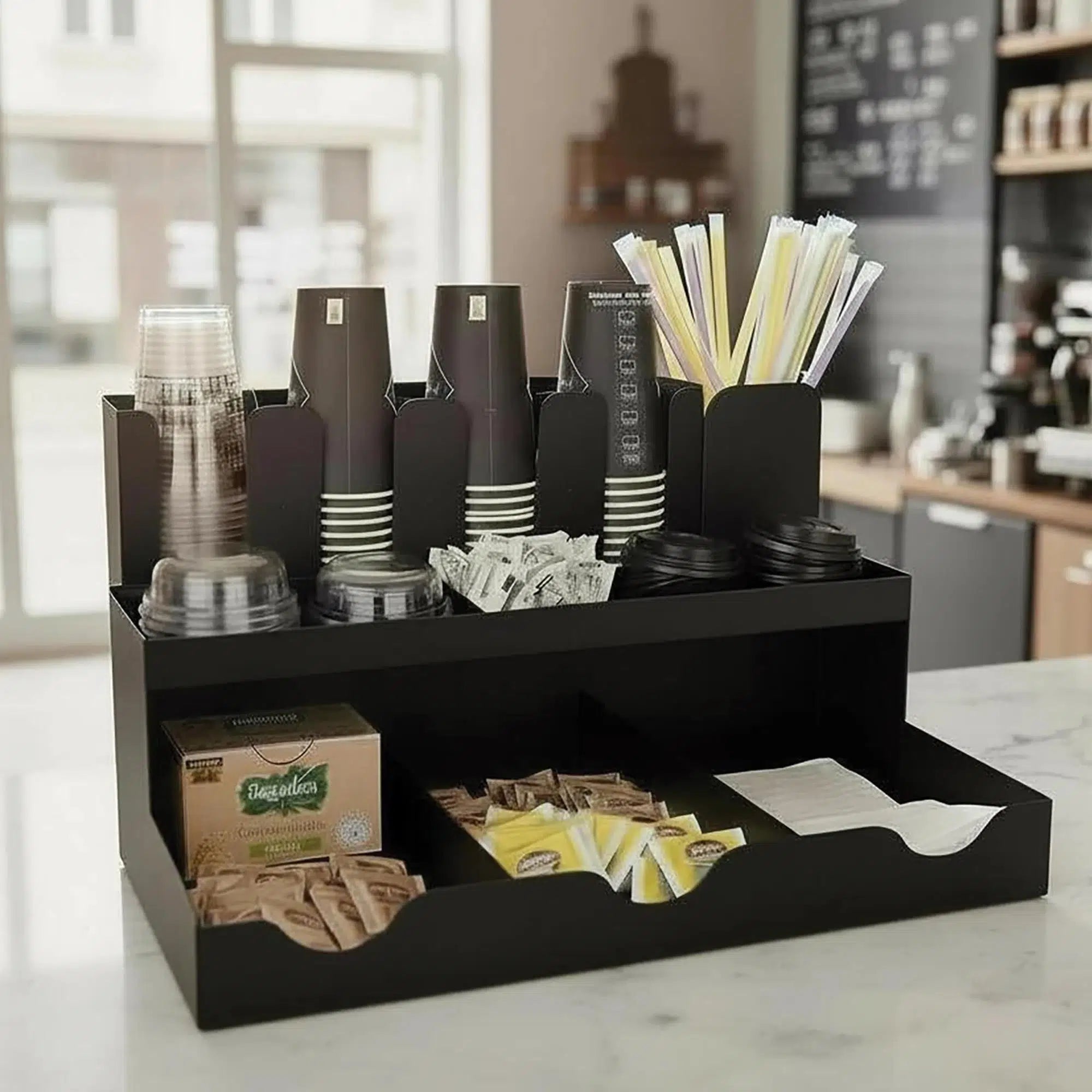 Metal 13 Bölmeli Çay ve Kahve Ünitesi