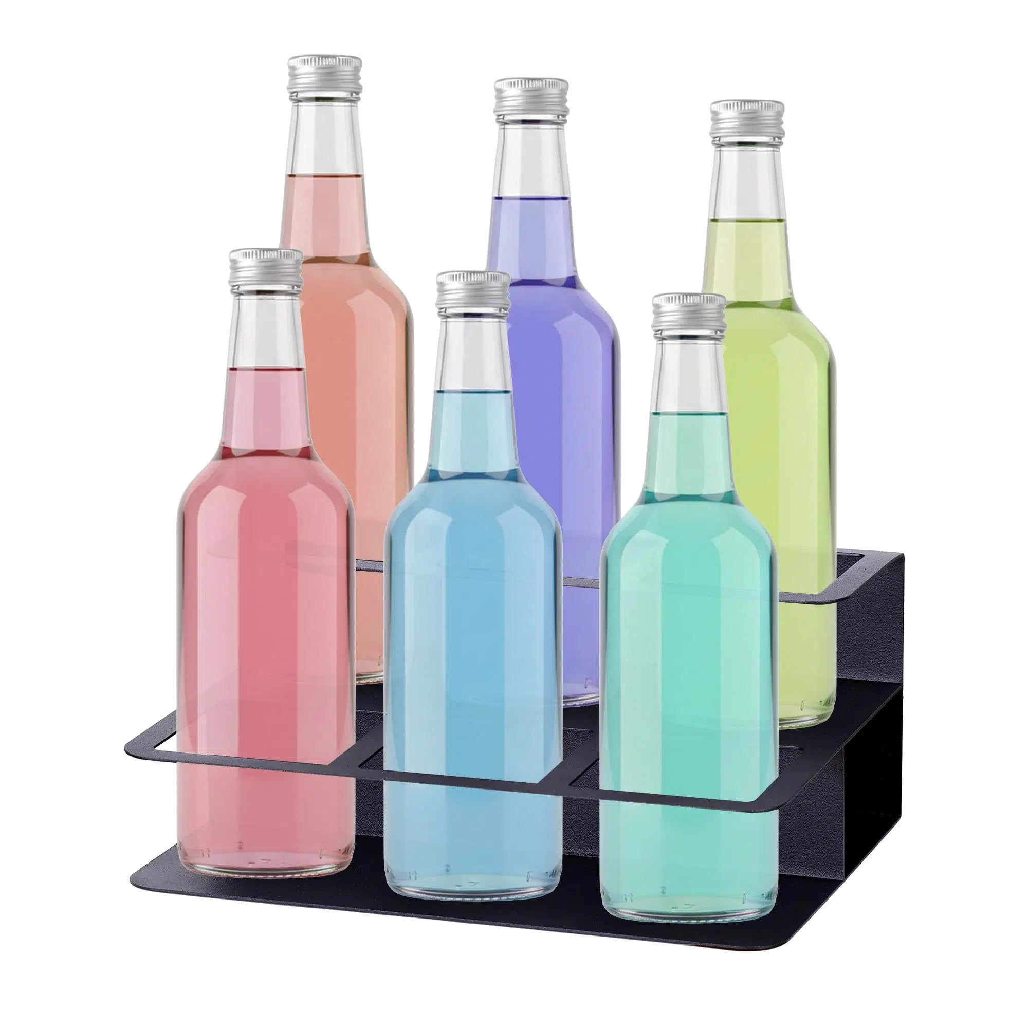 Metal 2 Katlı 6 Bölmeli Şurup Standı