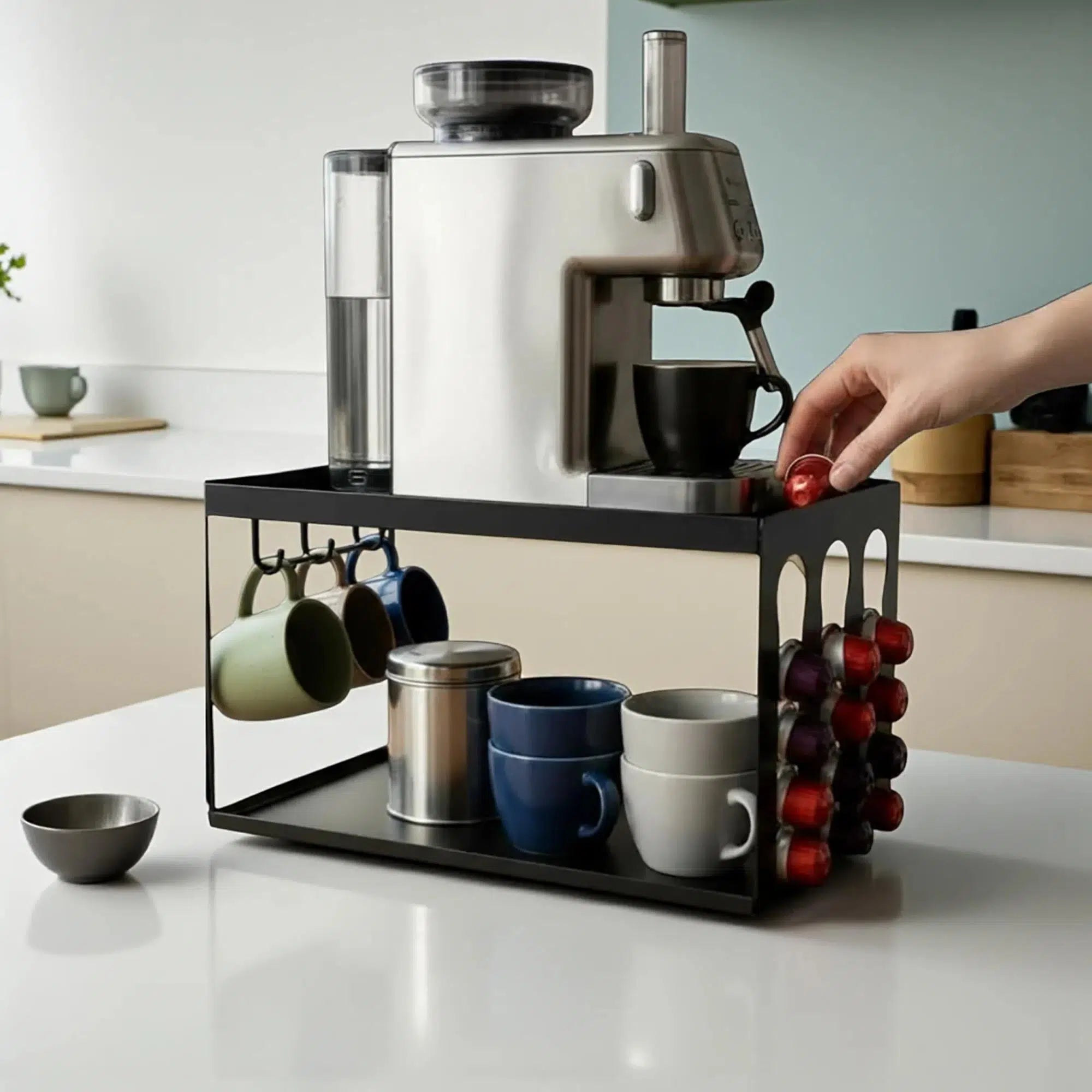 Metal Kapsül Kahve Organizeri