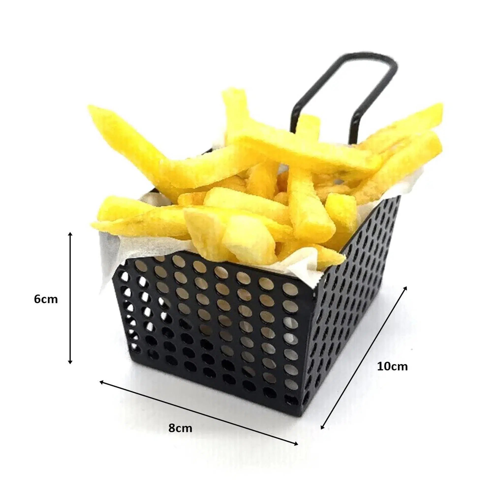 Metal Mini Patates Cips Sepeti