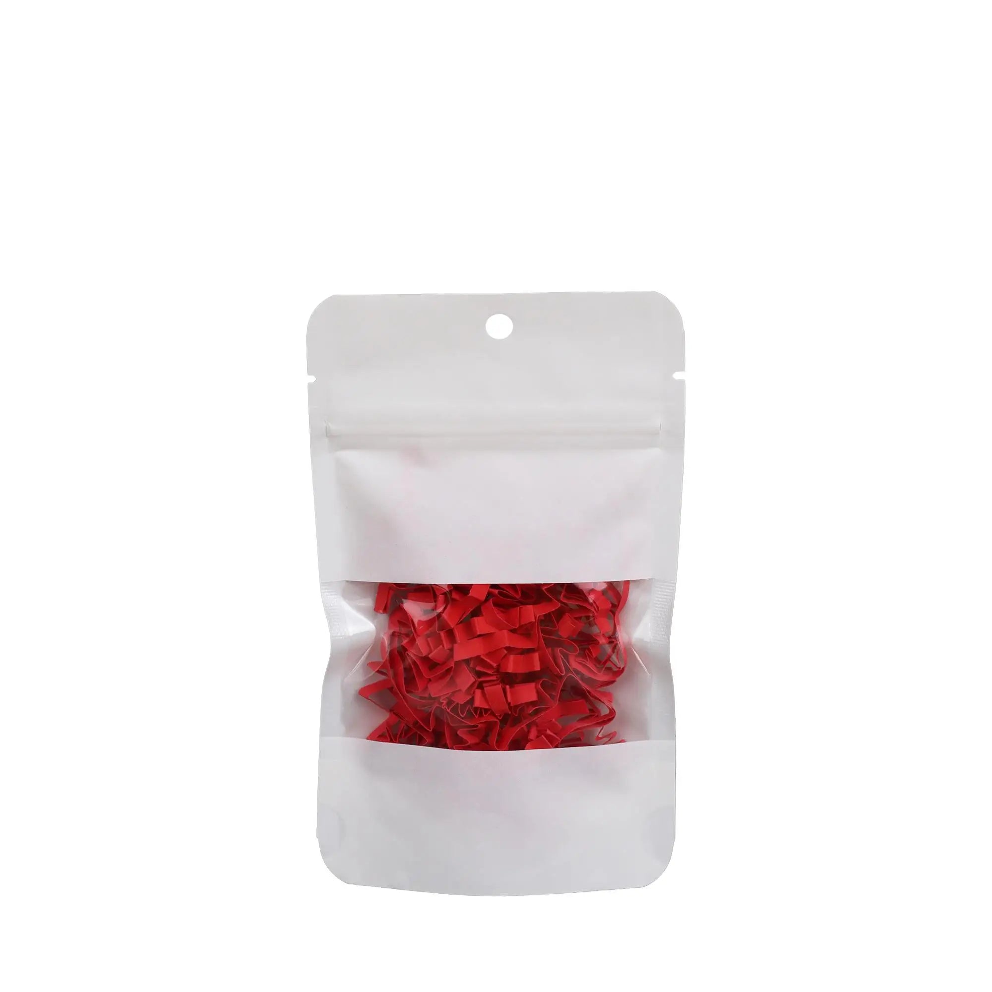 Pencereli Beyaz Doypack 8,5x14,5 cm - 100 Adet