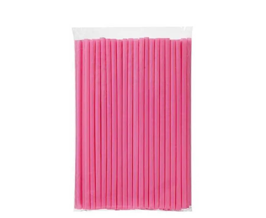 Plastik Frozen Pipet Pembe - 100 Adet
