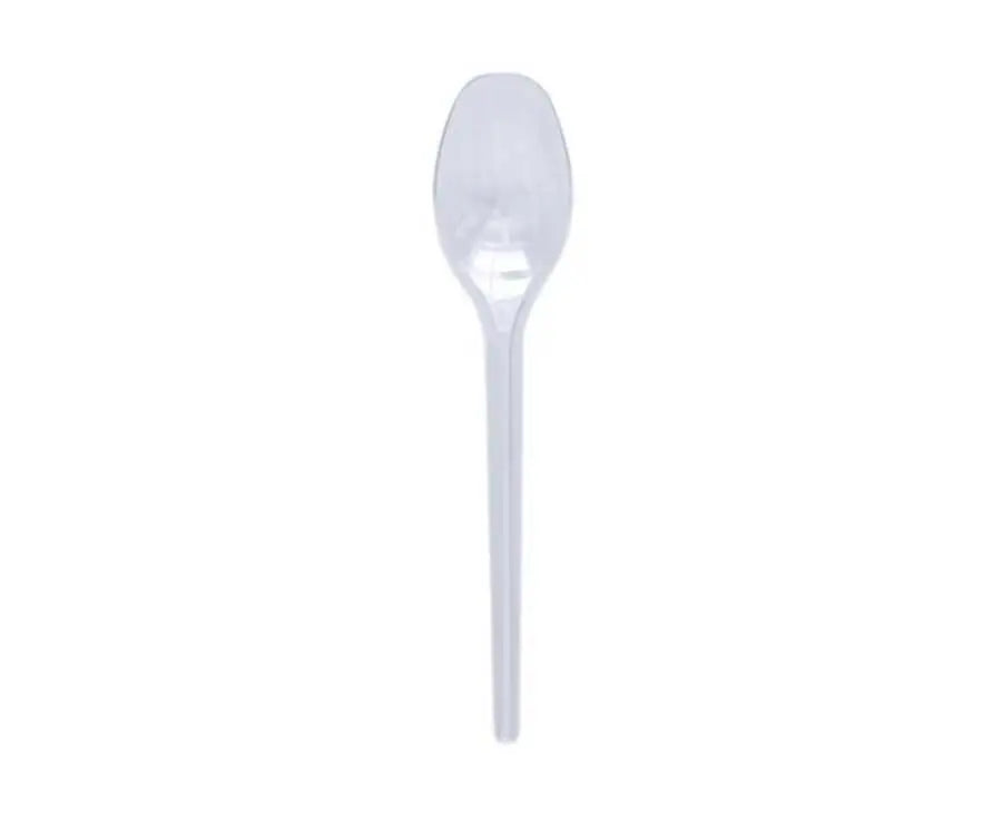 Plastik Sup Kaşık Şeffaf - 100 Adet