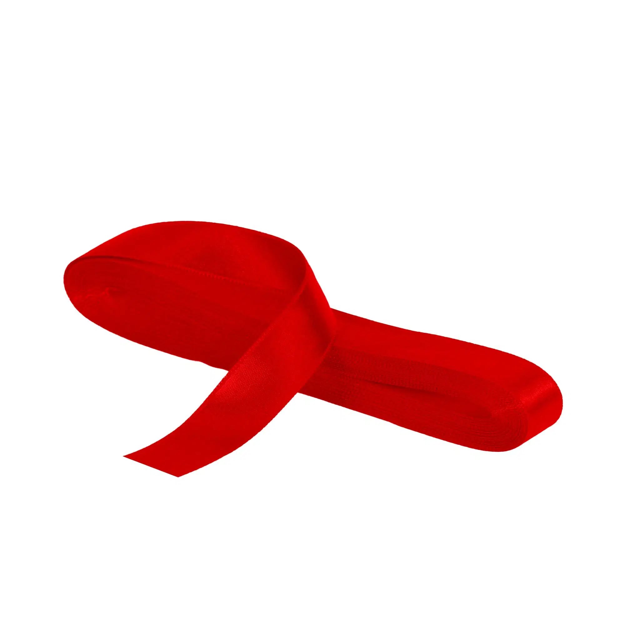 Saten Kırmızı Kurdele 10 mm - 10 mt