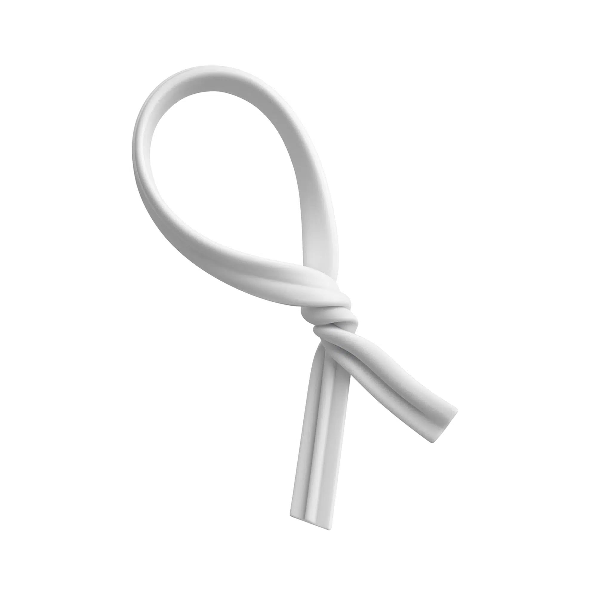 Tel Klips (Kalın)  Beyaz 8 cm - 500 Adet
