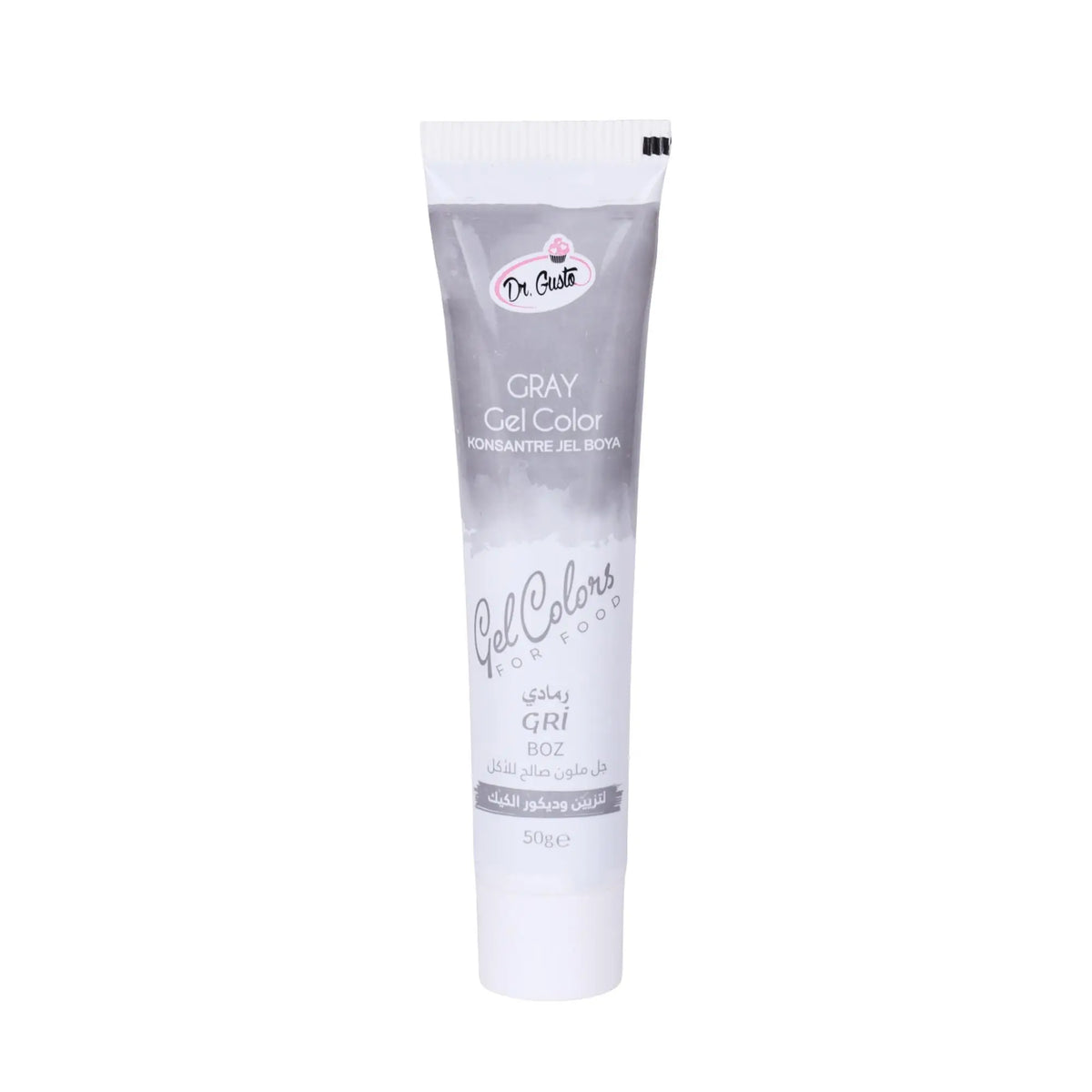 Tüp Jel Gıda Boyası 50 gr Gri