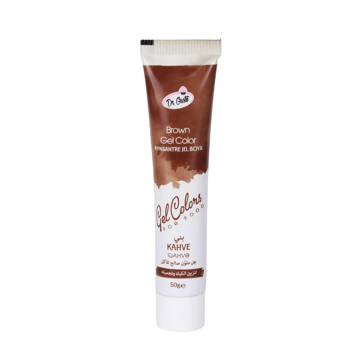 Tüp Jel Gıda Boyası 50 gr Kahverengi