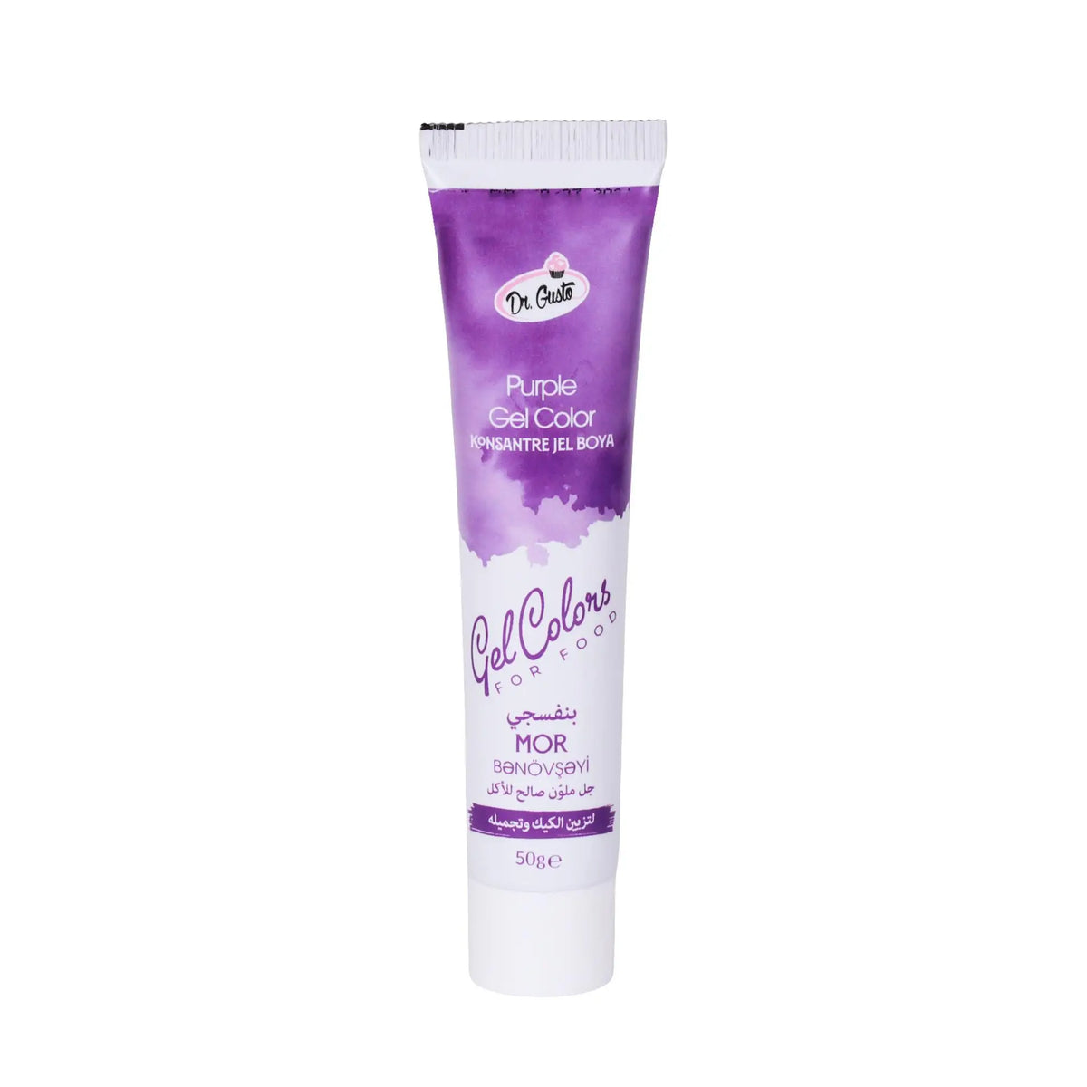 Tüp Jel Gıda Boyası 50 gr Mor