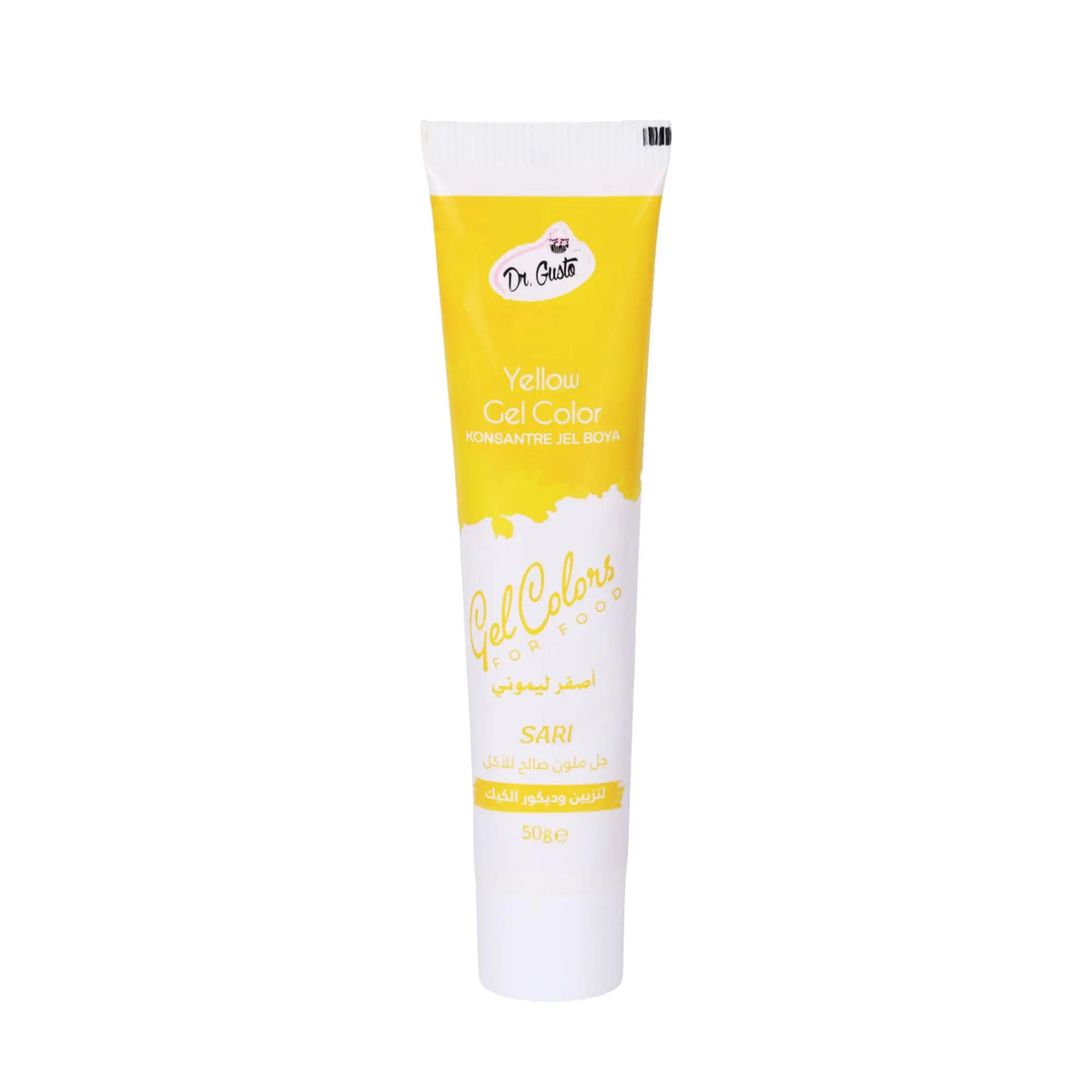 Tüp Jel Gıda Boyası 50 gr Sarı